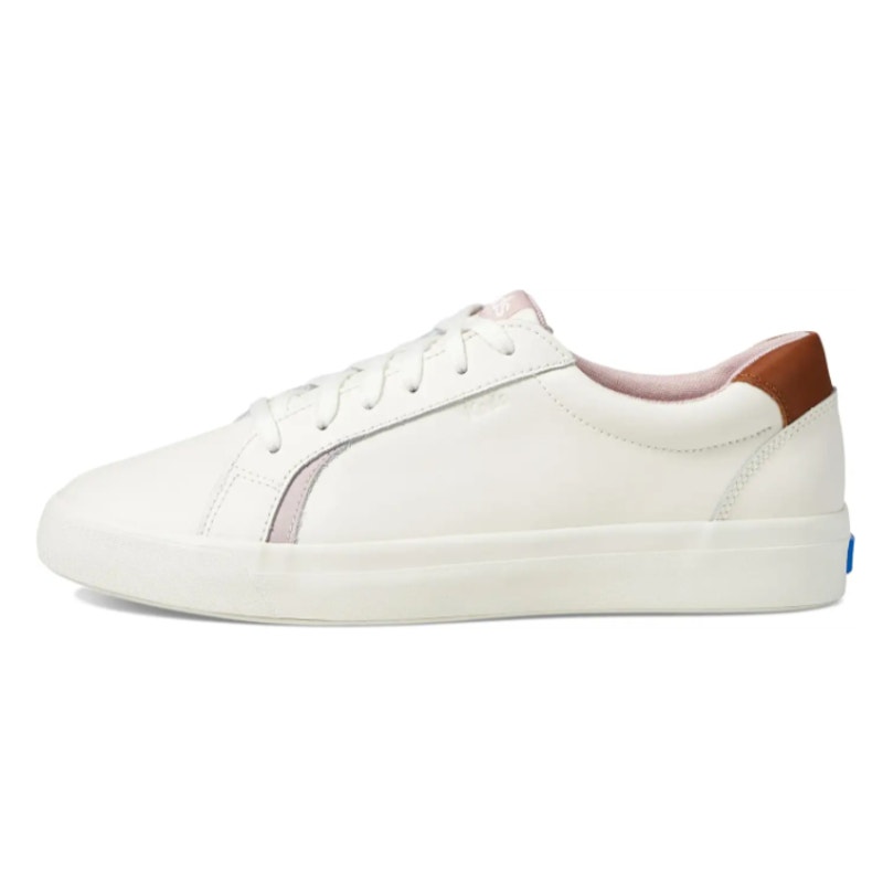 Keds Womens Pursuit Casual Court Sneakers Size 7 M White Leather Nib — image 2 of 8